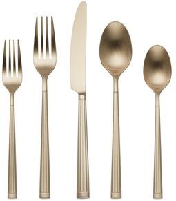 Oneida Robyn Satin Champagne Mist 20-Piece Flatware Set