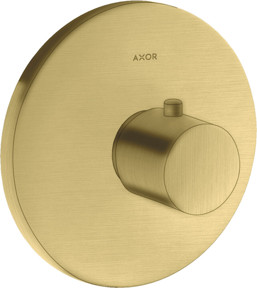 Hansgrohe Axor Uno set de finition 38375950 thermostat encastré, laiton brossé