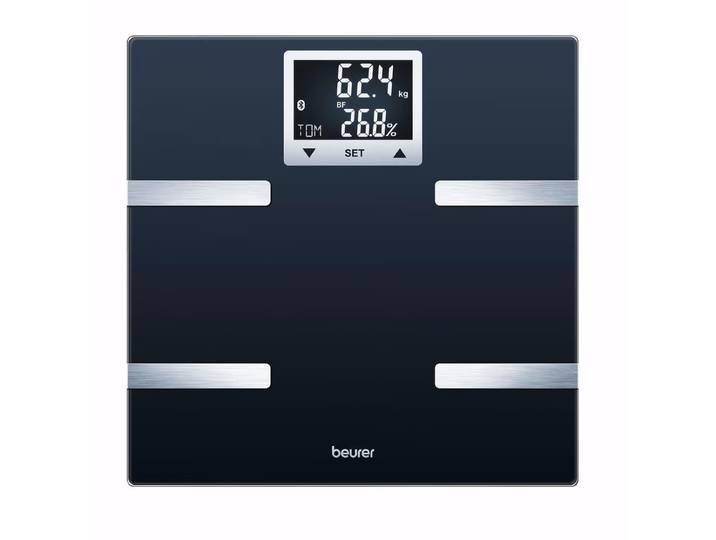 Beurer BF 720 Diagnosewaage – Körperanalysewaage/Körperfettwaage – schwarz