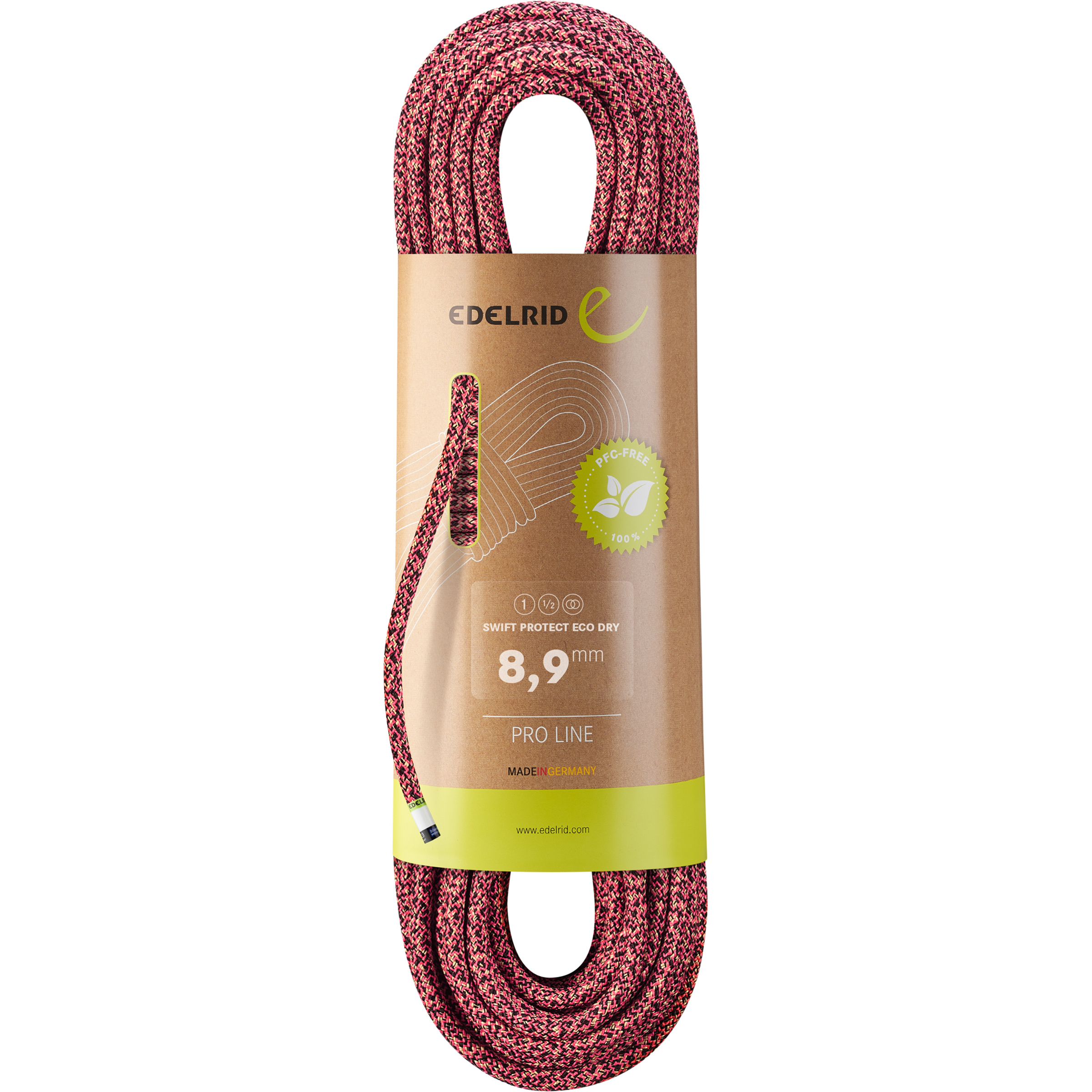 Edelrid Swift ProtectDry 8,9mm Kletterseil Kletterseile rot Größe 40M Alpinklettern | Sportklettern