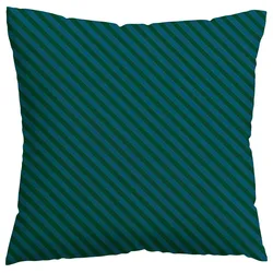 Kissenbezug Woven Satin Petrol/Dunkelgrün ca. 40x40cm