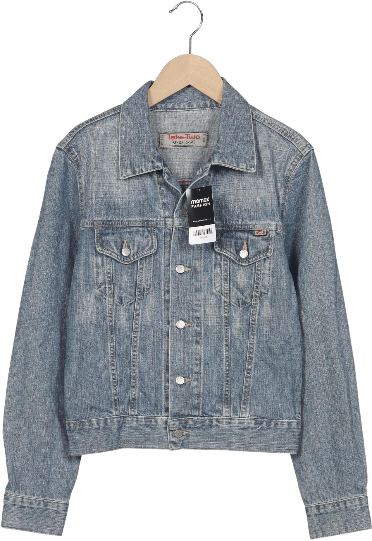 Take Two Herren Jacke, Hellblau, Gr. S, Baumwolle - Second Hand