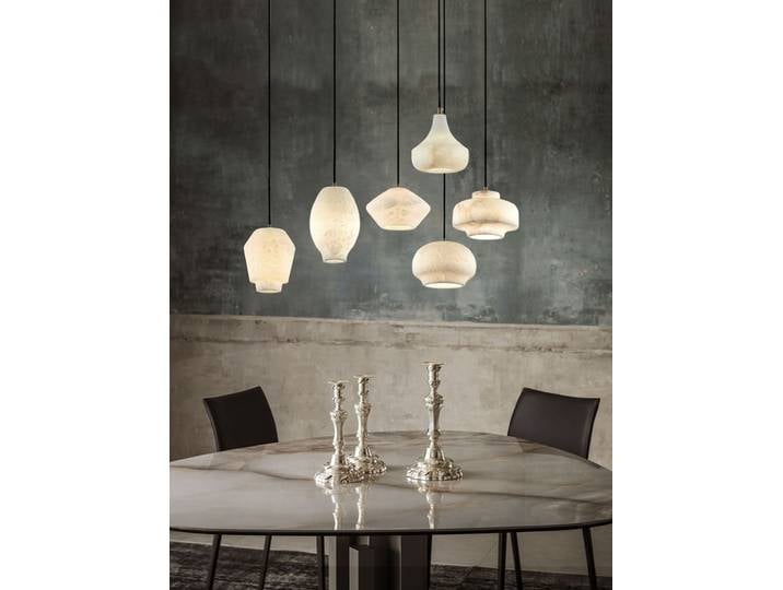 Lustre LED Dimmable Fait Main Marble Era 2026 Nouvelle Tendance Luminaire Suspendu Pour Salle à Manger et Hall d'Entrée