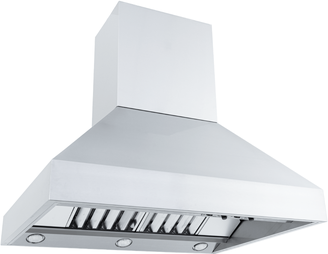 "Proline ProV Island Range Hood - Powerful 42"" inches wide / 304 Outdoor Rated Stainless Steel by Proline Range Hoods"