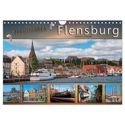 Bezauberndes Flensburg (Wandkalender 2027 DIN A4 quer), CALVENDO Monatskalender