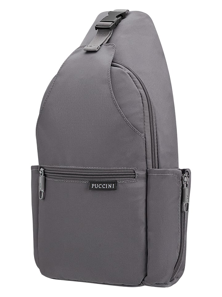 Puccini Brustbeutel in Grau - (B)18 x (H)36 x (T)8 cm - onesize