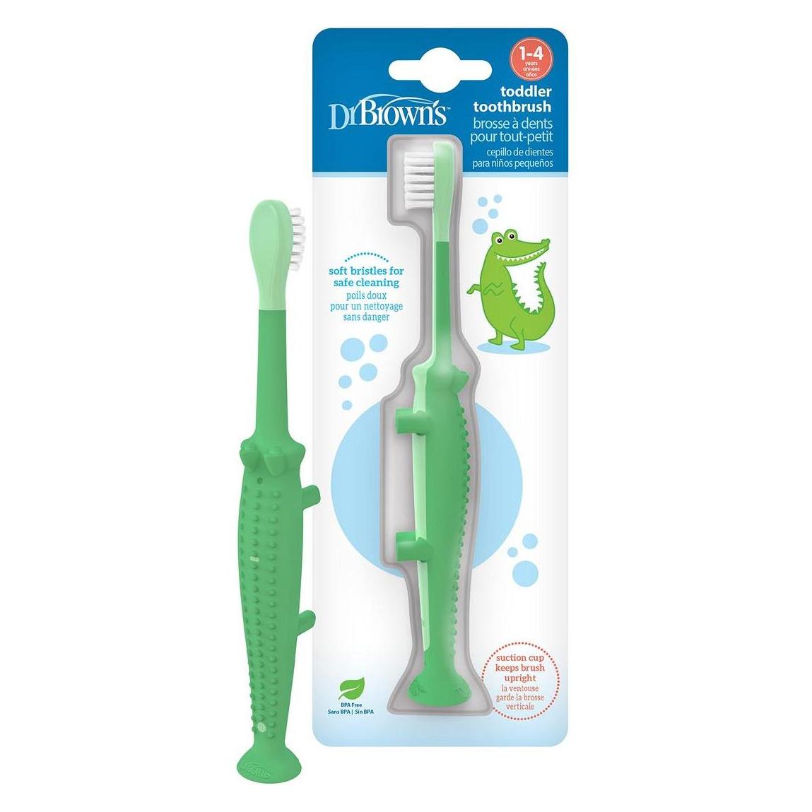 Dr Browns Zahnbürste für Kinder Krokodil (Weich, 1x) (001205)
