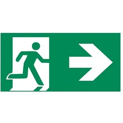 H1 Solutions Rettungszeichenleuchte Symbol Alu