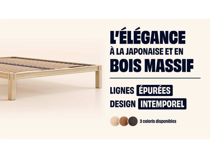 Sommier bois massif Tediber - Fabriqué Localement - Tediber