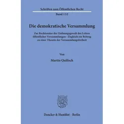 Die demokratische Versammlung., Fachbücher von Martin Quilisch