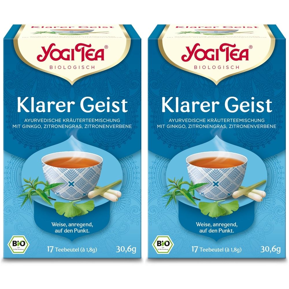 Yogi Tea Bio Klarer Geist 2x30,6 g Tee