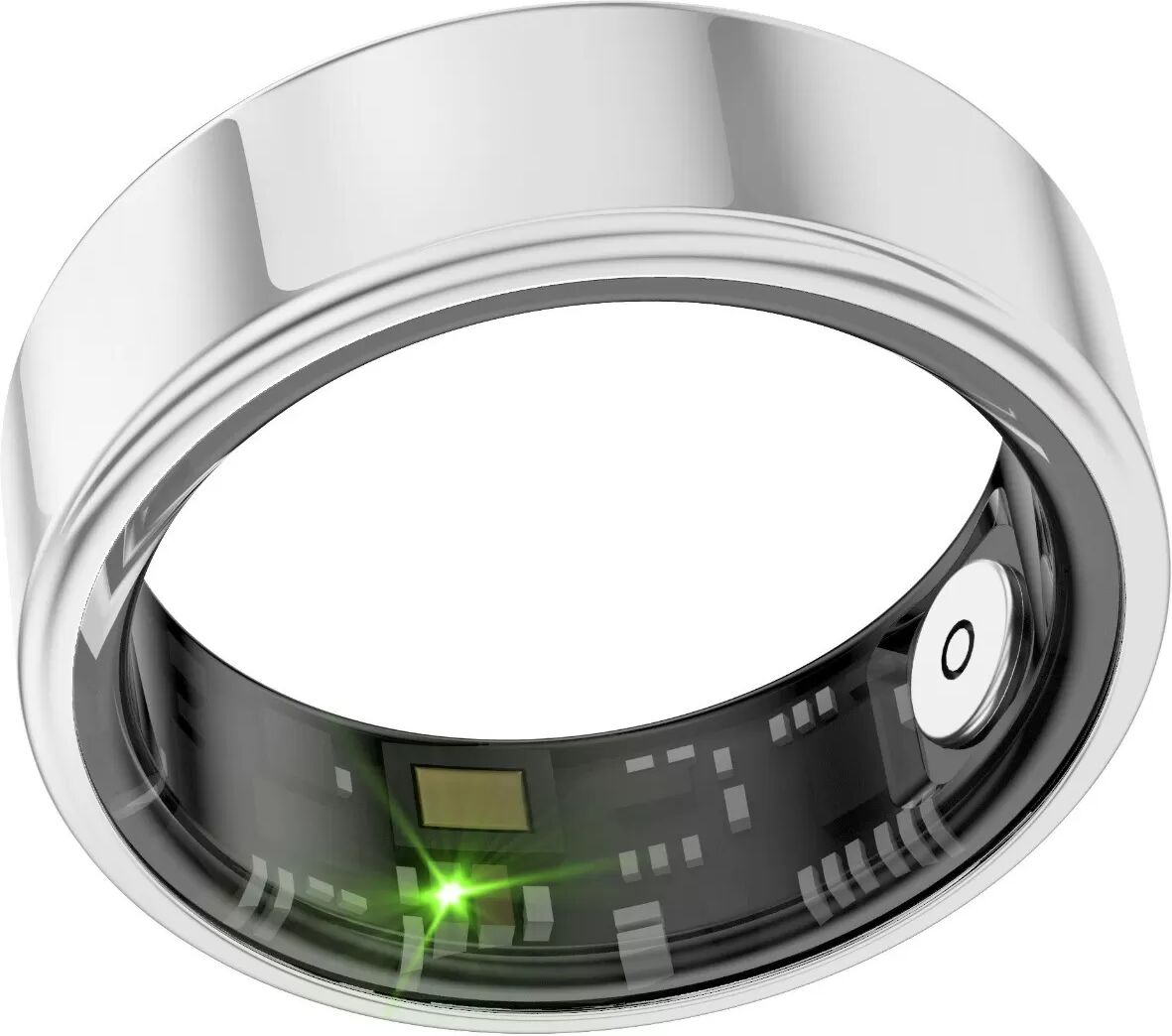 INF Smart Ring: 30 Tage Standby, IP68 wasserdicht, Herzfrequenz- und Schlafüberwachung Silber 11