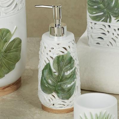 Avanti Linens, Inc Viva Palm Lotion Soap Dispenser Green , Green