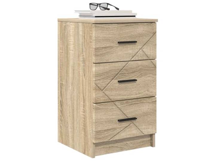 KTHLBRH Nachtschrank Eiche Sonoma 38 x 38 x 66 cm Minimalistisches Design, elegant, funktional, perfekt neben dem Bett