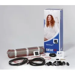 DEVI Dünnbettheizung 150W/qm 1500W 10qm DEVImat 150 Dünnbett-Set Touch