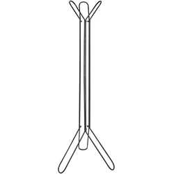 KLEIDERSTÄNDER Metall schwarz 162 cm Britton