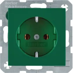 Berker SCHUKO-Steckdose gn/gl 47438913