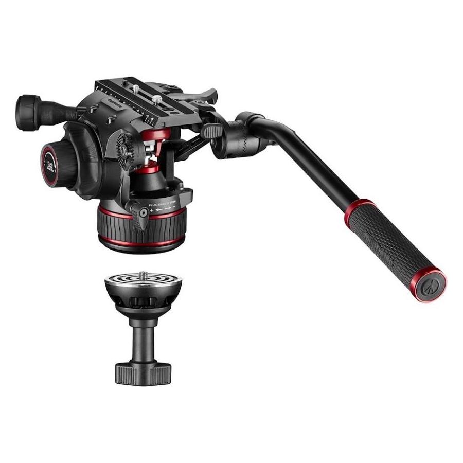 Manfrotto Nitrotech 608 & Alu Twin MS (Metall) (MANMVK608TWINMA)