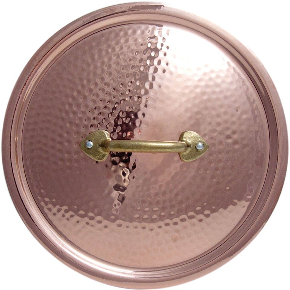 Deckel PINTINOX "Rame K", braun (kupferfarben), Ø:30cm, Kupfer, Deckel, Topfdeckel, Kupfer, backofenfest