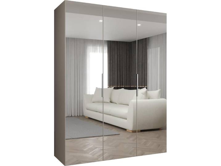 MEBLE KRYSPOL, Kleiderschrank, Schrank 150 cmx202x52, Kaschmir, Kaschmir