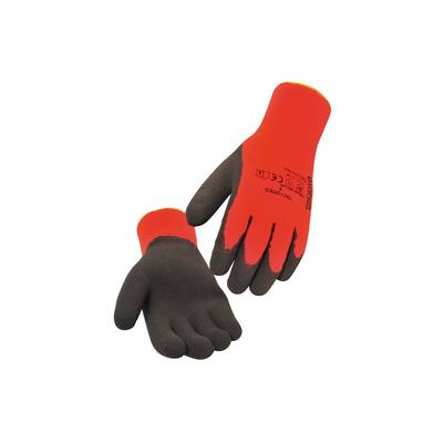 Kälteschutzhandschuh SINGER Größe 10 Acryl-Bouclé Kratzer Latex-Schaumbeschichtung Handfläche Elastisches Handgelenk