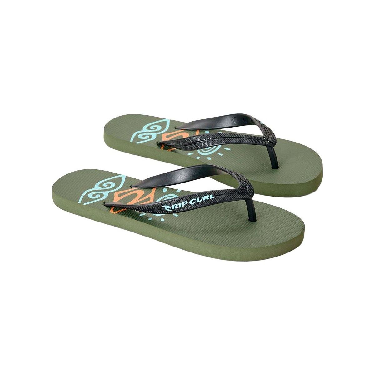 RipCurl Sessions Bloom Open TOE - BOY olive (0058) 32 00CBTO-0058-32