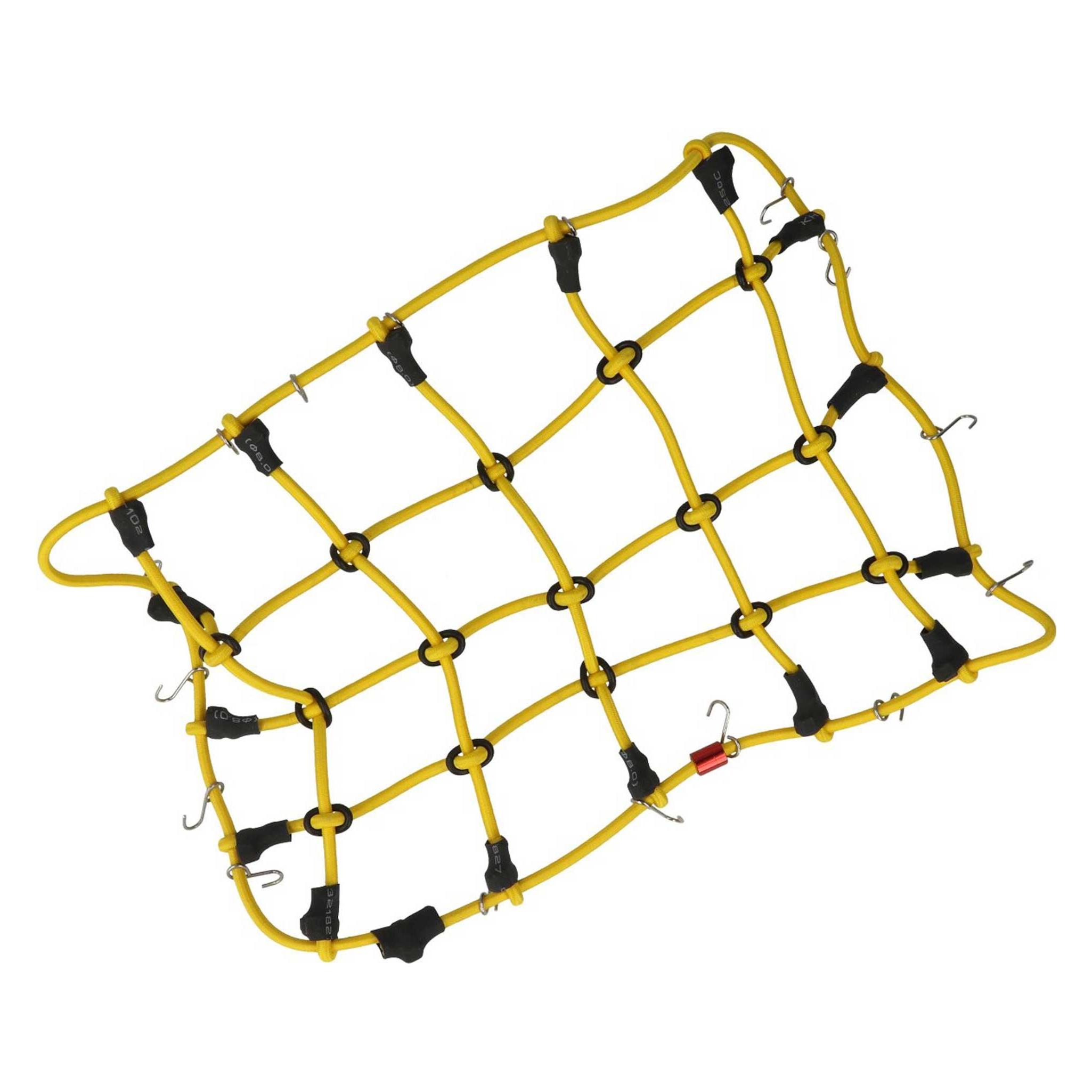 Robitronic gepäcknetz mit haken gelb (190mm x 120mm) (R21002Y)