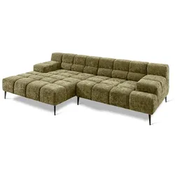 designwerk Ecksofa Liam Stoff Bronzo