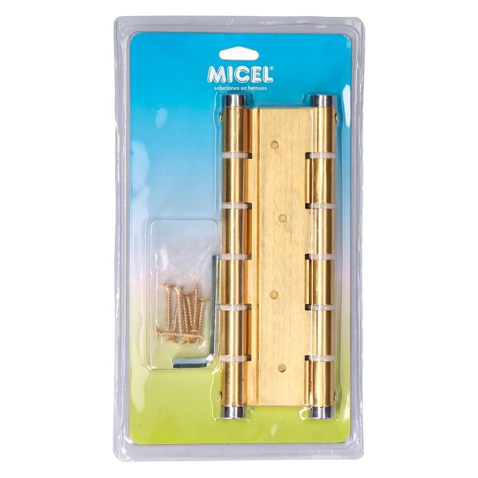 Micel Scharnier Bs10 M57003 Gold Aluminium 180 X 33 Mm Doppelte Wirkung (45290277)