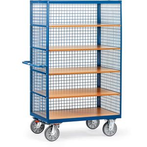 Fetra Etagenwagen Kastenwagen, 3392, 5 Etagen, 1000 x 680 mm, Tragkraft 750kg