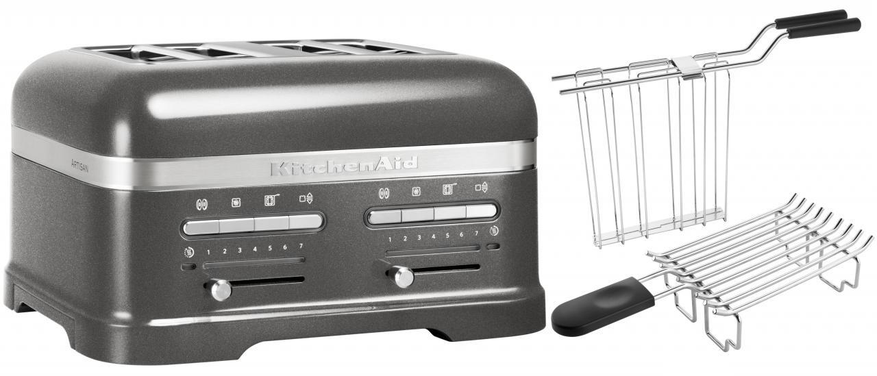 KitchenAid Set 1, 4-Scheiben Toaster Artisan 5KMT4205 Medallion Silber