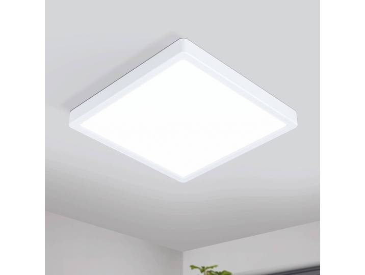 EGLO connect Smart Home Deckenleuchte Connect Fueva-Z, dimmbar, weiß / opal, für Badezimmer, Aluminium