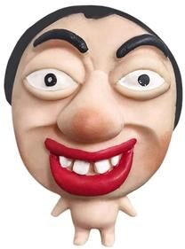 Uplift Essentials Stress Relieving Pinch Mask Toy Emotional Expression Character Squeeze High Yield Mental Wellness Support Hub style D