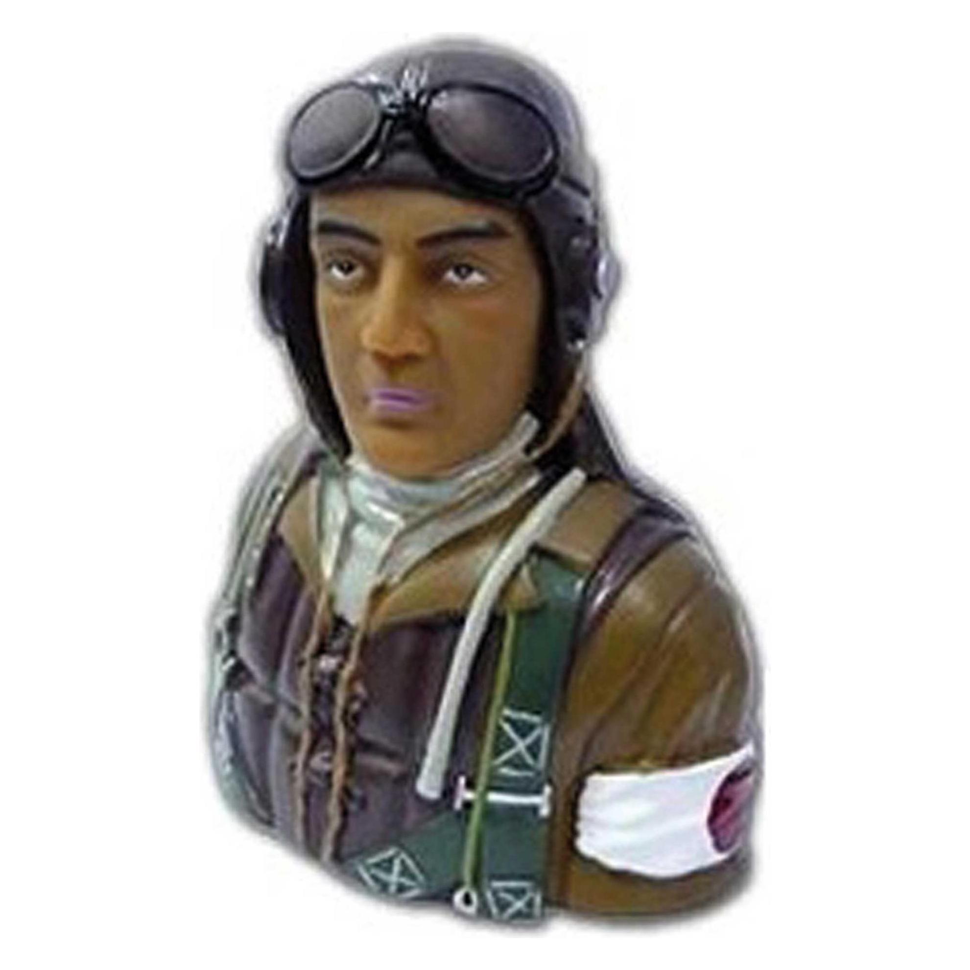 Planet-Hobby 1/5 WWII Japanese Pilot Höhe 105mm, Breite 95mm, Tiefe 60mm Gewicht: 73g (JBM-P012A)