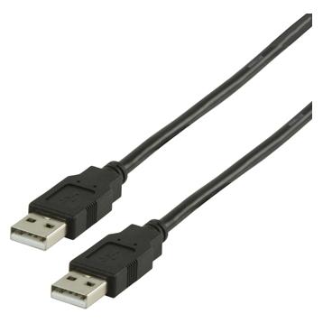 Valueline USB 2.0 kabel A-A propojovací 3 m (VLCP60000B30) / Kabel / propojovací / USB 2.0 (3 m, USB 2.0) (VLCP60000B30)