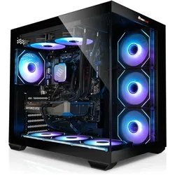 Kiebel Panorama XII - AMD Ryzen 7 7800X3D (187636) (1000 GB, 32 GB, AMD Ryzen 7 7800X3D, GeForce RTX 5070), PC, Schwarz