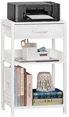 no Printer Stand with Fabric Drawer
