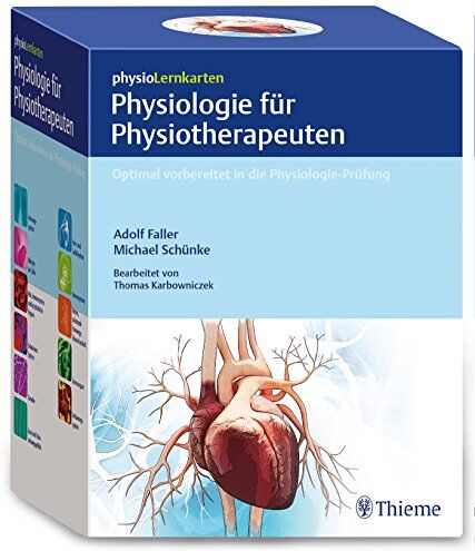 Adolf Faller - physioLernkarten - Physiologie für Physiotherapeuten - Preis vom 09.10.2026 07:28:09 h