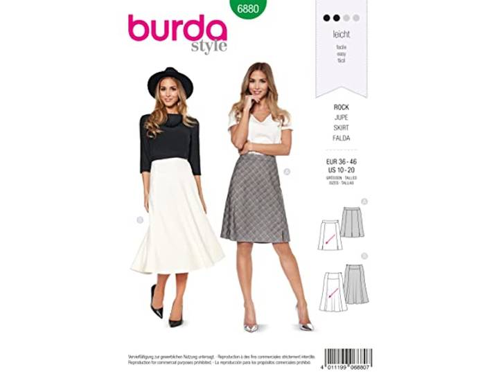 Burda Patroon Rock 6880