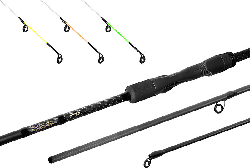 Canne Feeder Delphin OPIUM INOVA 360cm/80g/3pcs Gray, Beige 360cm/80g/3pcs