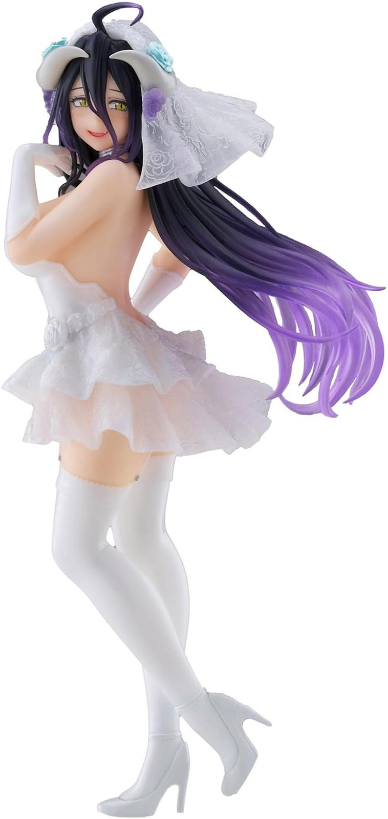 Taito Overlord Coreful PVC-beeldje Albedo Bruiloftversie 18 cm