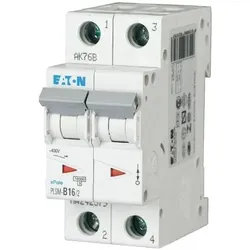 Eaton, Schutzschalter, Leitungsschutzschalter, 16 A, 2p, 242379