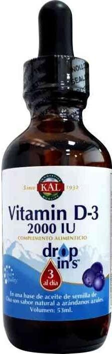 KAL Vitamina D3 2000 iu Gotas 53 ml