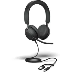 Jabra Evolve2 40 SE UC Stereo - Headset - On-Ear