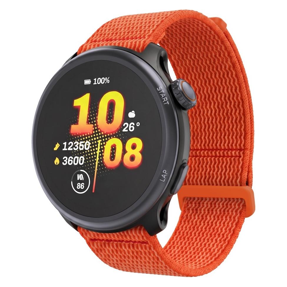 Hama Smartwatch 9050, GPS, Offline-Karten, AMOLED, 45 mm, 5 ATM, orange (45 mm, ohne SIM) (00178653)