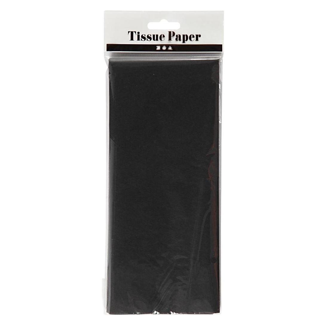 Creativ Company Seidenpapier Schwarz 10 Blatt 14 gr, 50x70cm (10x) (5712854199414)