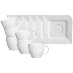 Ritzenhoff & Breker, Tasse, Melodie Kaffeetassen mit Untertassen (190 ml, 6x)