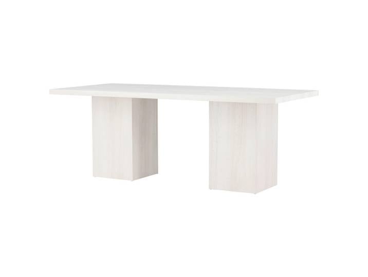 Livetastic Esstisch, Weiß, Holz, Pappel,Pappel,Pappel, furniert, rechteckig, eckig, 90x75x200 cm, Esszimmer, Tische, Esstische