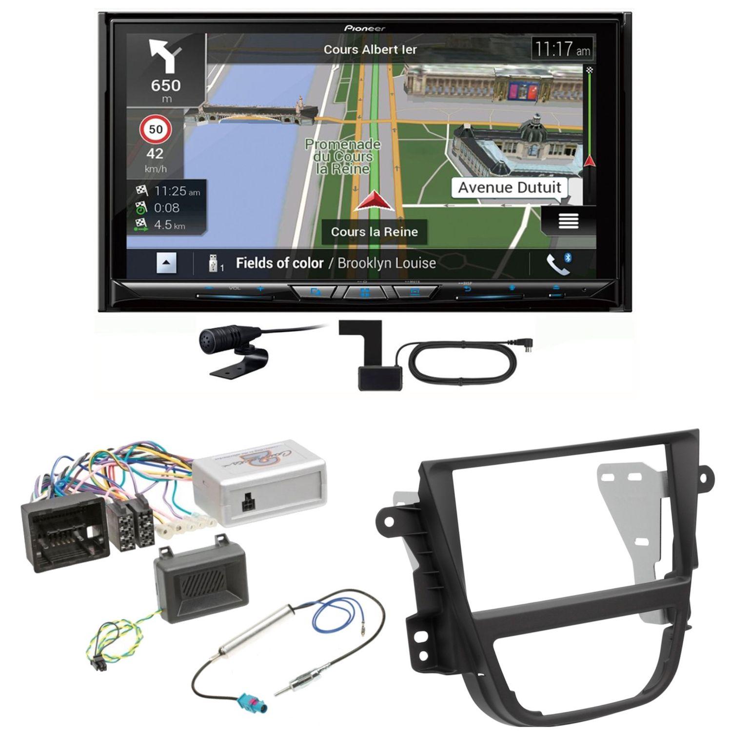 Pioneer AVIC-Z930DAB USB DAB+ MP3 Navigation CD Einbauset für Opel Mokka A