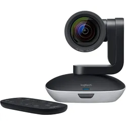 Logitech PTZ Pro 2 Camera, Konferenzgerät, Schwarz, Silber